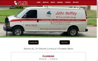 John Heffley Plumbing Inc website