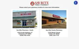 Sav-Rite Pharmacy South website