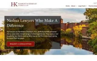 Hamblett & Kerrigan, PA of Nashua website