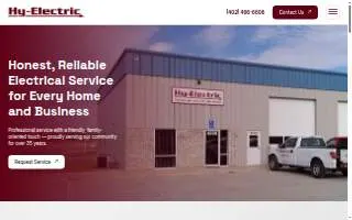 Hy-Electric website