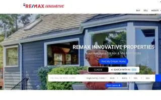 RE/MAX Innovative Properties of Nashua website
