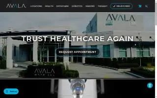 AVALA Physical & Hand Therapy - Covington West website