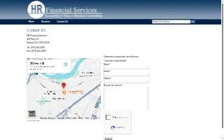 HR Financial Services website
