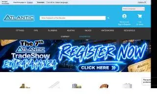Atlantic Plumbing Supply Corporation website