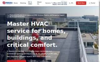V Pereira Central Heat and Cooling LLC website