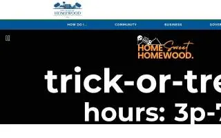 Homewood Senior Center website