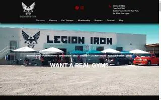Legion Iron Gym Albuquerque website