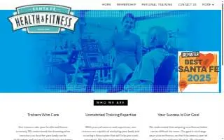 Santa Fe Health & Fitness website