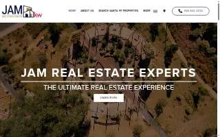 JAM Real Estate Experts website