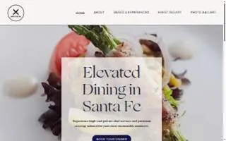 Santa Fe Chef Inc. website