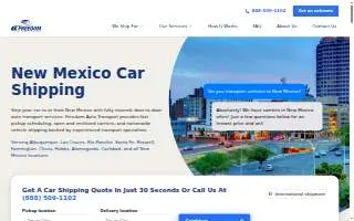 Alpha Auto Transport website
