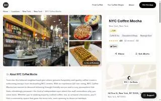 NYC Coffee Mocha website