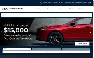 Queens Auto Mall, Inc. - Used Car Dealership New York website
