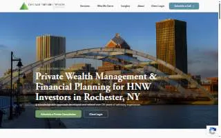 Chicago Partners Wealth Advisors - Rochester website