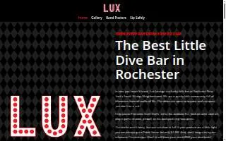 Lux Lounge of Rochester website