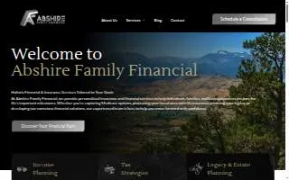 Abshire Family Financial website