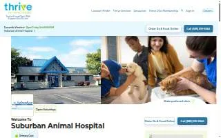 Suburban Animal Hospital of Rochester website