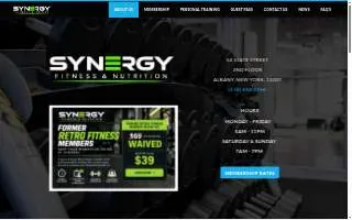 Omni Fitness Center of Albany website