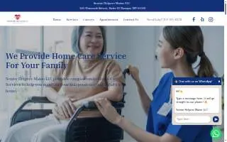 Senior Helpers Maine LLC website