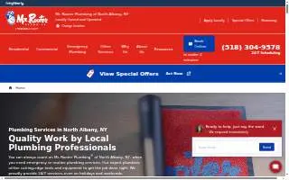 Mr. Rooter Plumbing of North Albany website