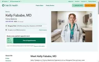 Kelly Fababe, MD website