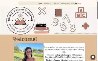 Smart Future Tutoring LLC of Annapolis website
