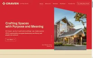 Craven Construction Company website