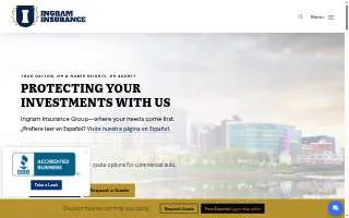 Ingram Insurance Group website