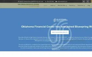Oklahoma Financial Center Inc website