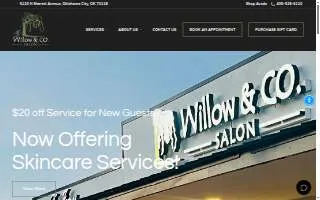 Mk Willow Co Salon website