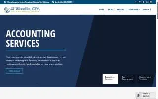 JJ Woodie, CPA website