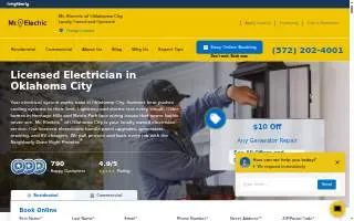 Mr. Electric of Oklahoma City website