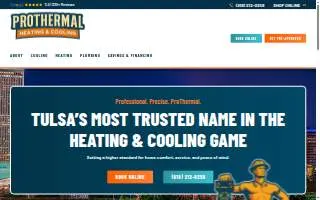 ProThermal Heating and Cooling website