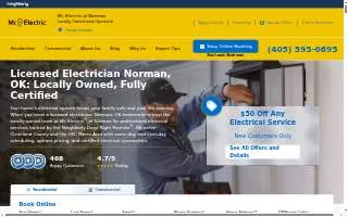 Mr. Electric of Norman website