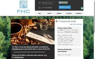 Flow Health Clinic website