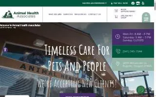 Animal Health Associates of Eugene website
