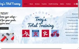 Troy's Total Training, LLC website