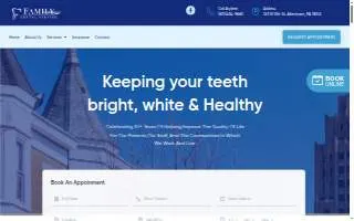 Family Dental Service website