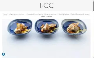First Class Caterers website
