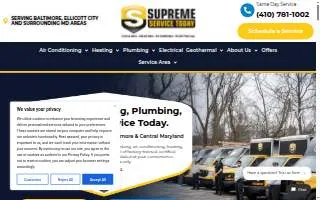 Supreme Service Today website