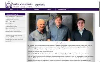 Crellin Chiropractic Pain and Injury Center website