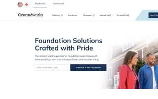 Groundworks construction Inc of Warwick website