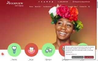 Woodview Oral Surgery of Landover website