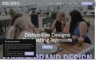 Nicole Weber Design of Landover website