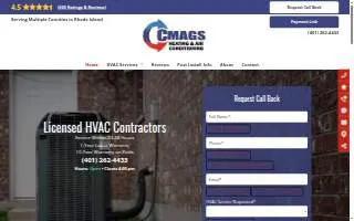 Cmags HVAC website