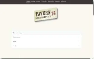 The Tavern Grill Sioux Falls website