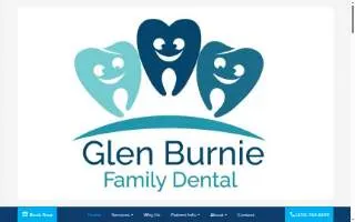 Glen Burnie Dental Care website