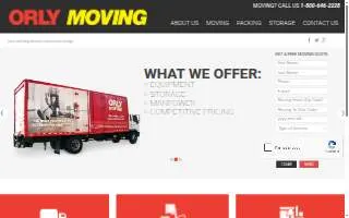 Orly Moving Systems, Inc. of Lochearn website