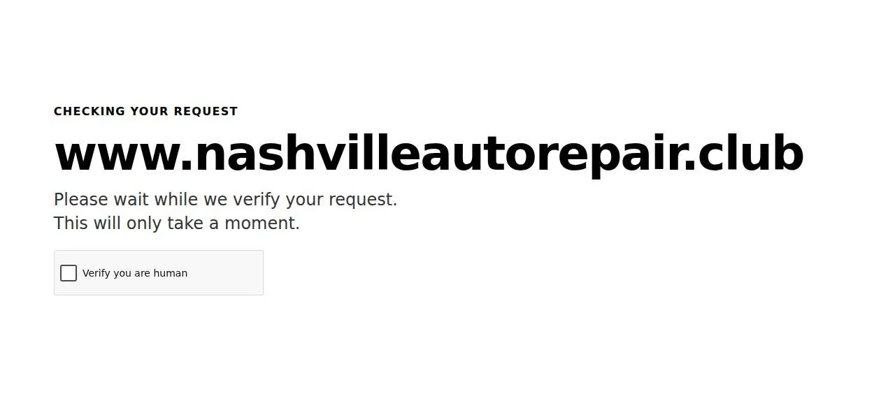 Nashville Auto Repair website