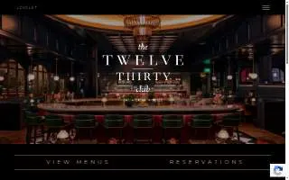 The Twelve Thirty Club website